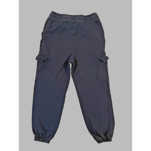 H&M Pants Boys 13-14 Black Fleece Joggers Youth Drawstring Elastic Waist Pockets - Picture 5 of 5